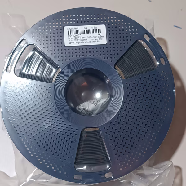 Filamento PLA SUNLU fosco preto 1kg