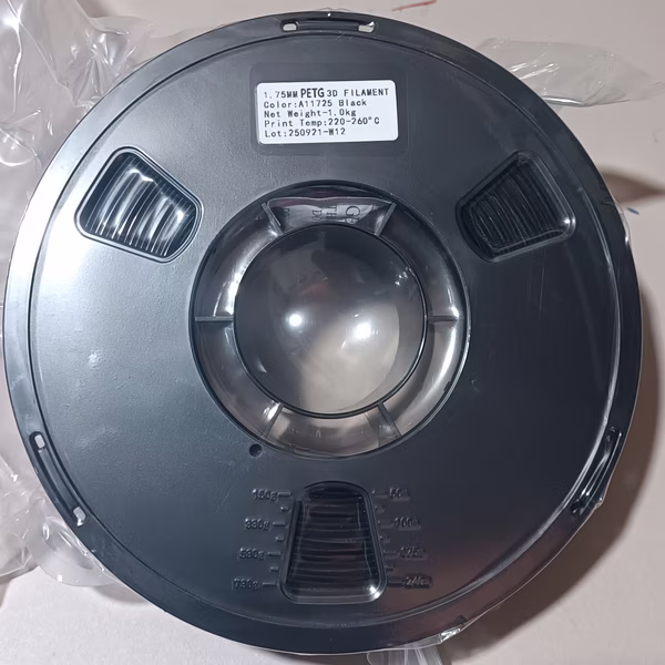 Filamento CLOSIN PETG preto 1kg