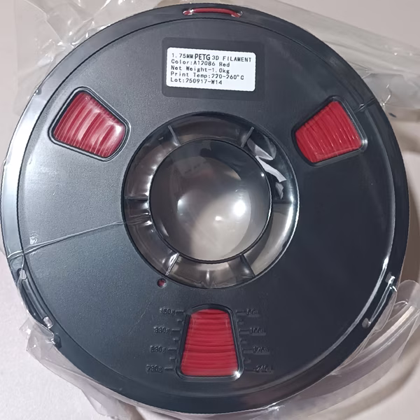 Filamento CLOSIN PETG vermelho 1kg