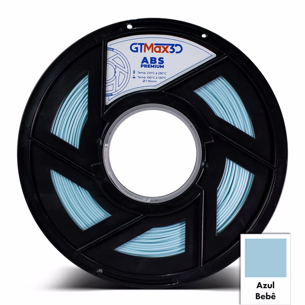 Filamento GTMAX3D ABS AZUL BEBE 1kg