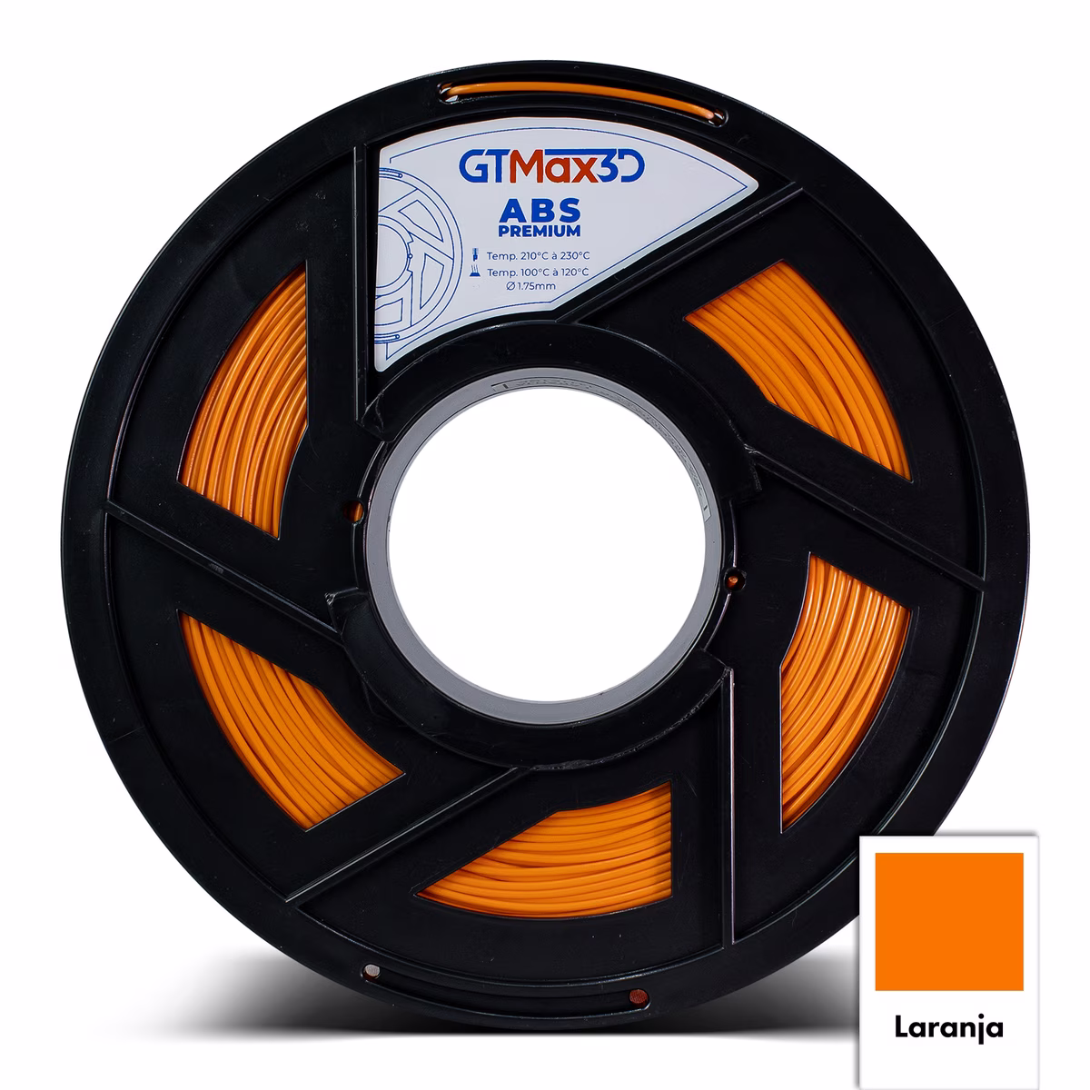 Filamento GTMAX3D ABS LARANJA 1kg