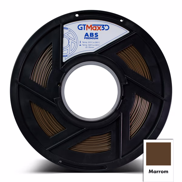 Filamento GTMAX3D ABS MARRON 1kg