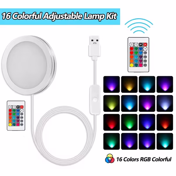 lâmpada de led com luz ajustável