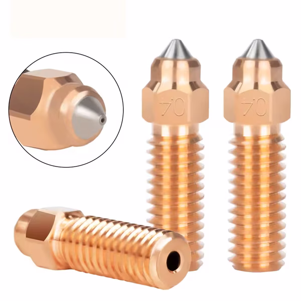 Creality Bico de cobre com ponta de Cromo-Zircônio